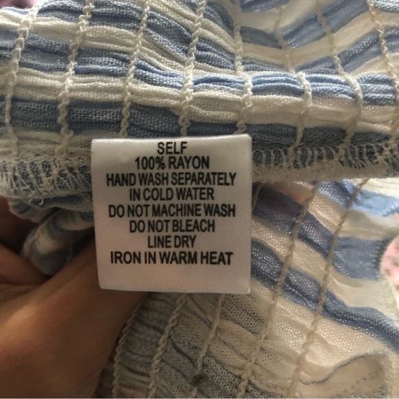 Cotton Candy smocked Tube Crop top - Picture 5 of 5